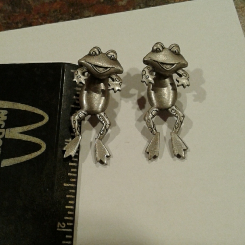 JJ Frog earrings